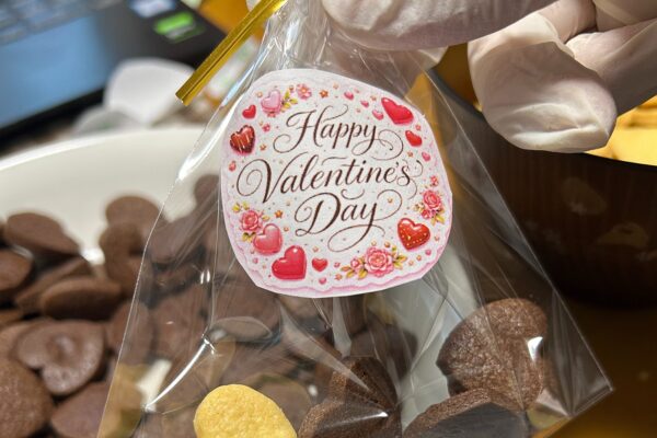 あまてらすのイベント、バレンタインデーにクッキー