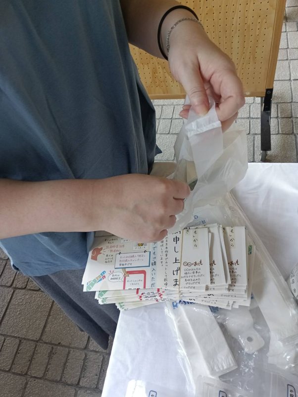 札幌就労継続支援B型事業所あまてらすのふくふくミニマルシェの利用者さんの様子